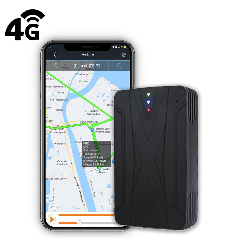 OEM Application 4G GPS Tracker For Fleet Waterproof With Strong Magnetic Heavy Duty Vehicle Tracker