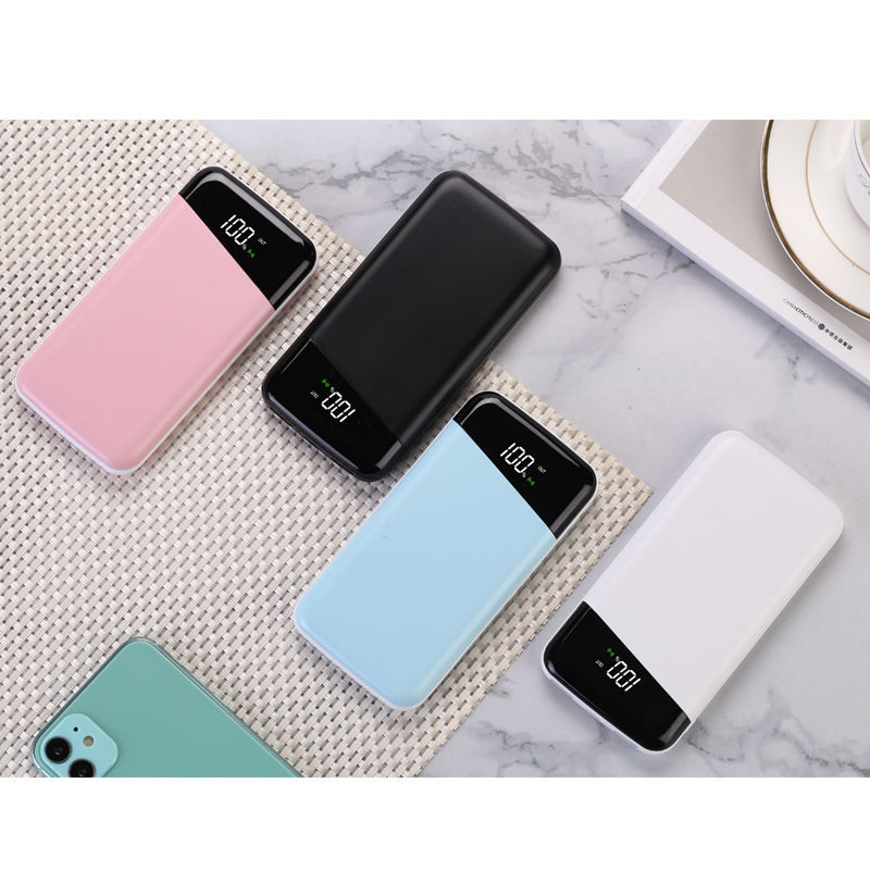 High Capacity Portable Rechargeable Power Banks Wireless Charging 10000mah Digital Display Universal Power Bank